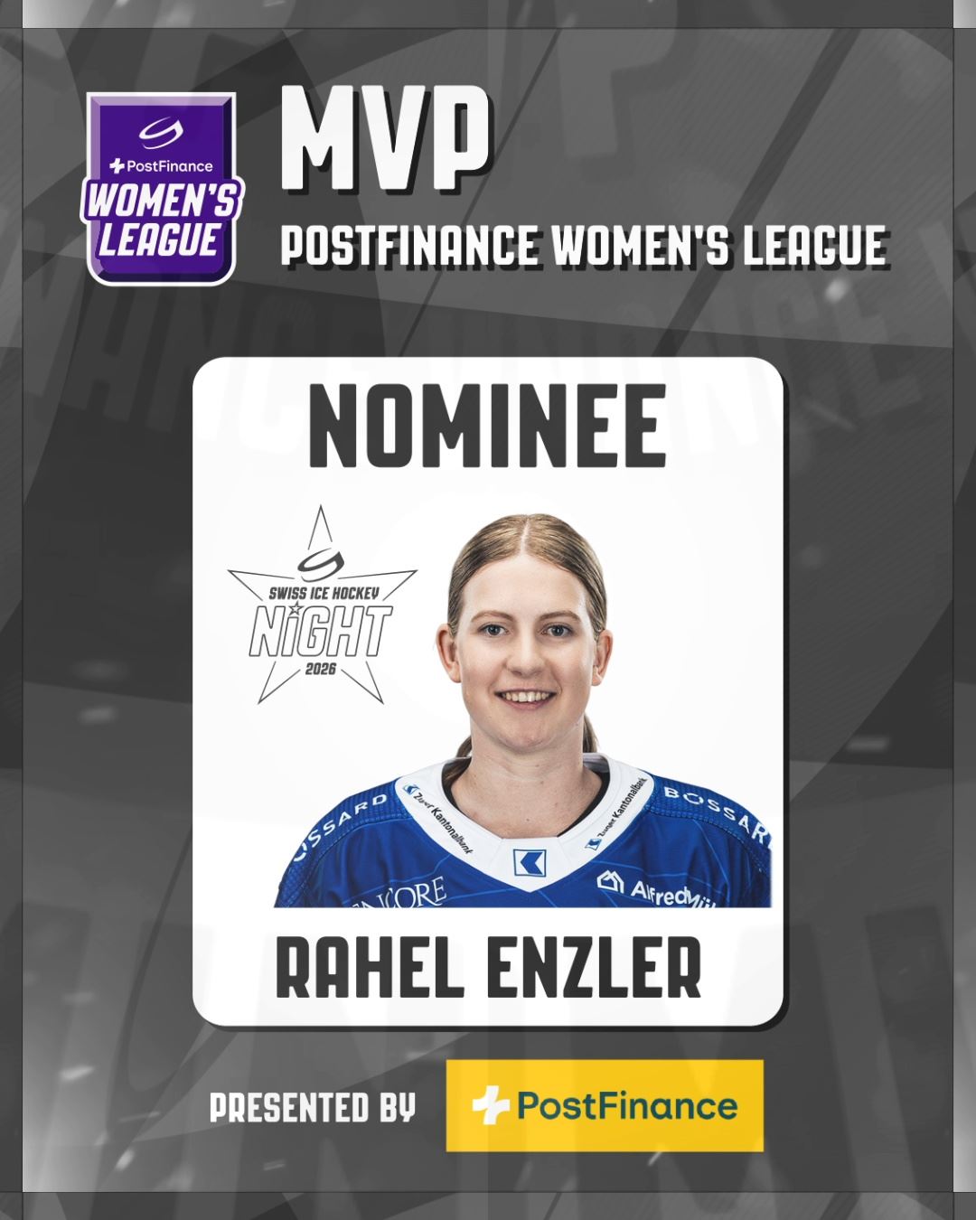 MVP PostFinance Women's League Nominee Rahel Enzler.jpg MVP PostFinance Women's League Nominee Rahel Enzler.jpg